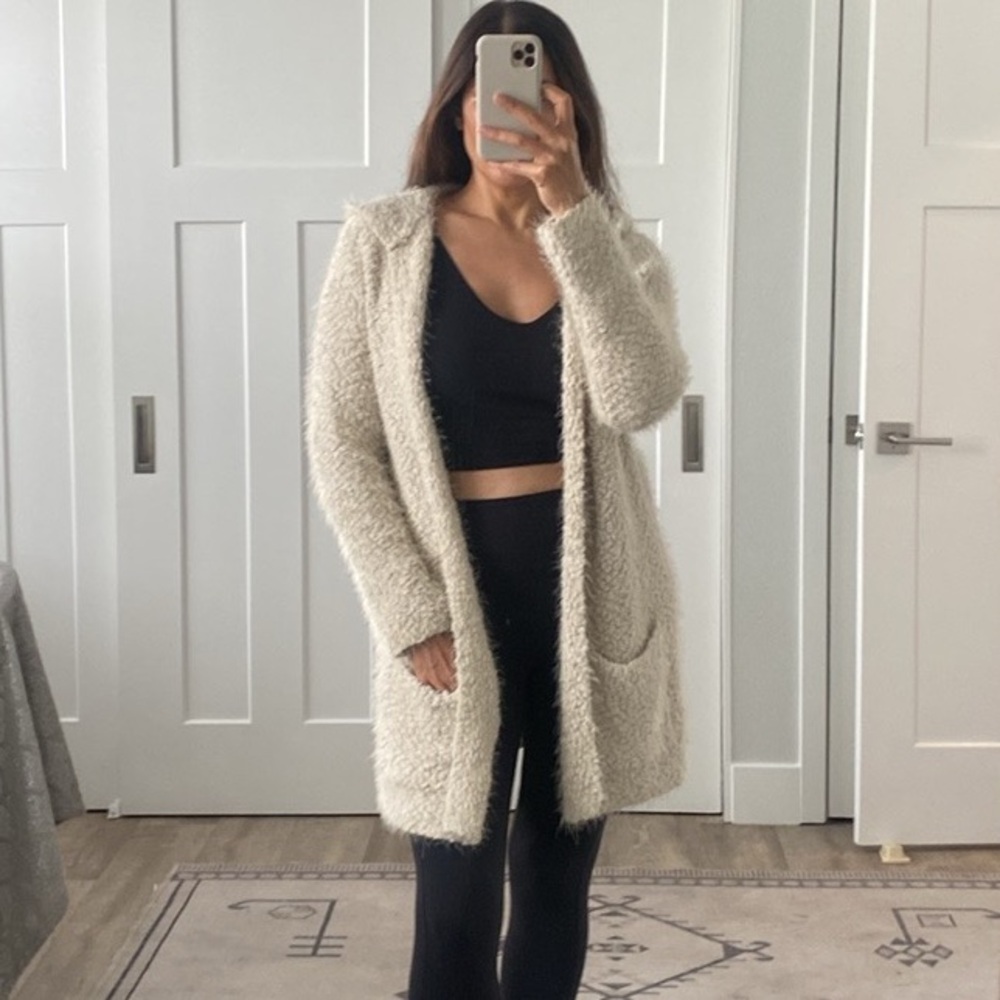 LOVESTITCH long soft hooded cardigan